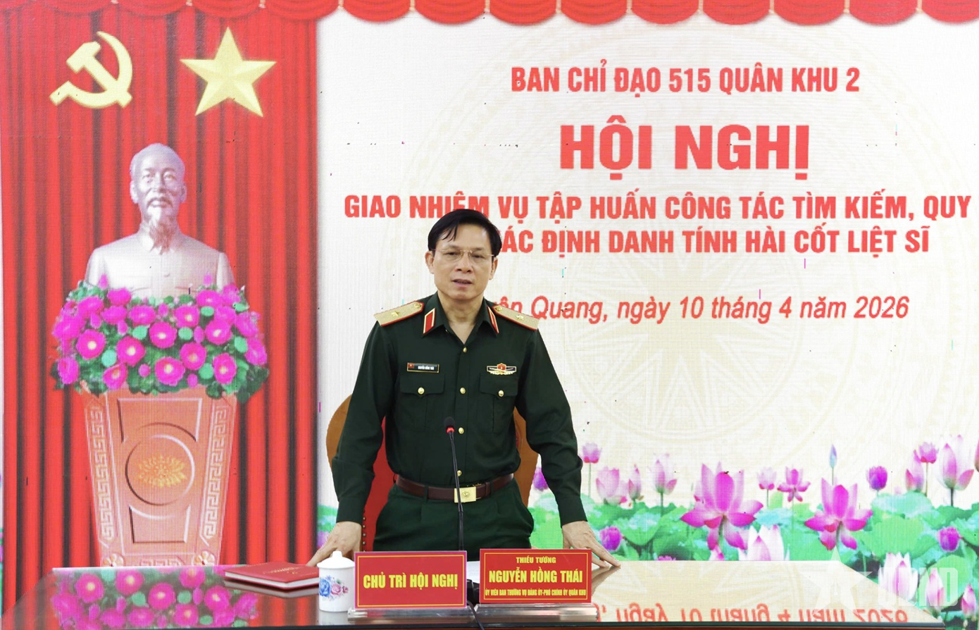 Quân khu 2 triển khai nhiệm vụ tập huấn công tác tìm kiếm, quy tập hài cốt liệt sĩ